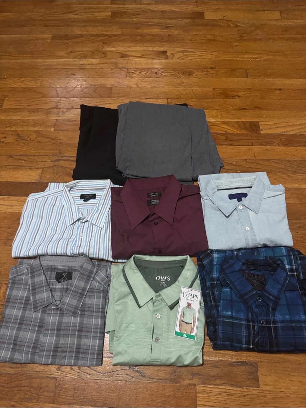 Chaps, Guess, Calvin Klein, Aeropostale